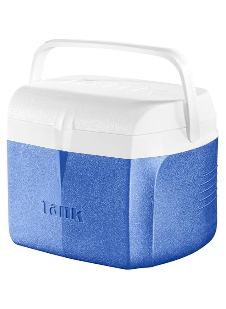 TANK 5L Tank Ice Box Cooler – Compact & Portable Insulated Ice Chest for Camping, Picnic, Office & Travel, Keeps Drinks & Snacks Cold, Durable & Leak-Proof, Blue – 1 Year Warranty - Image 3
