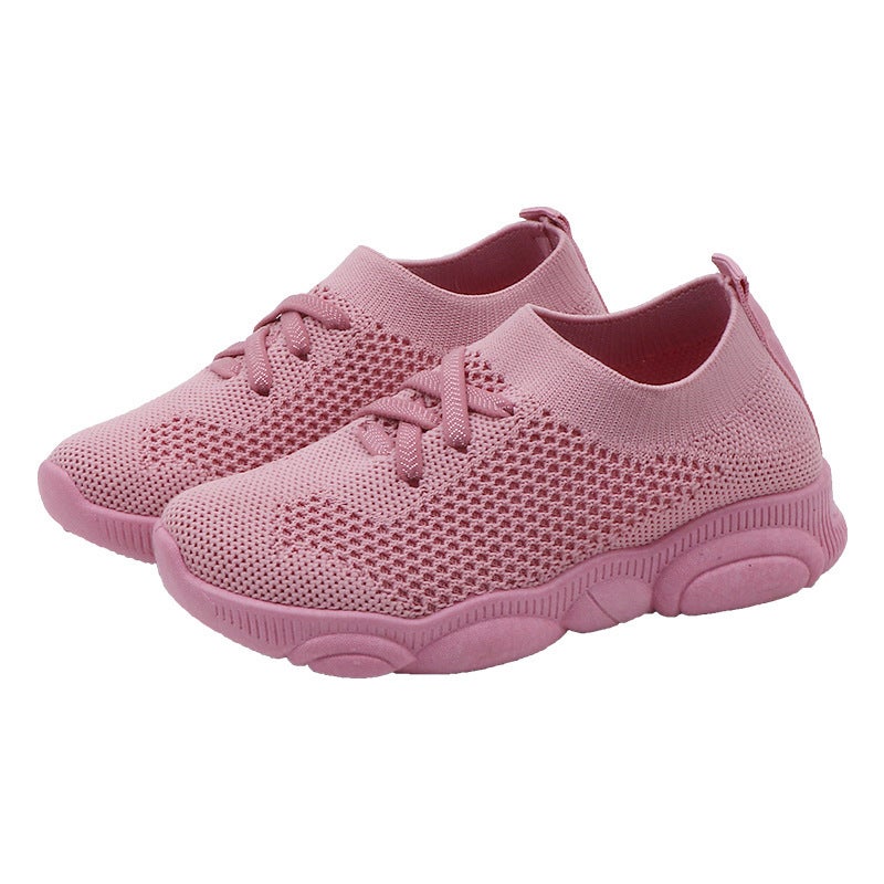 Mesh Sneakers Lightweight Flexible Sole Walking Shoes For Kids Indoor And Outdoor Activities - Image 3