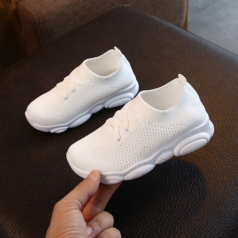 Mesh Sneakers Lightweight Flexible Sole Walking Shoes For Kids Indoor And Outdoor Activities - Image 1