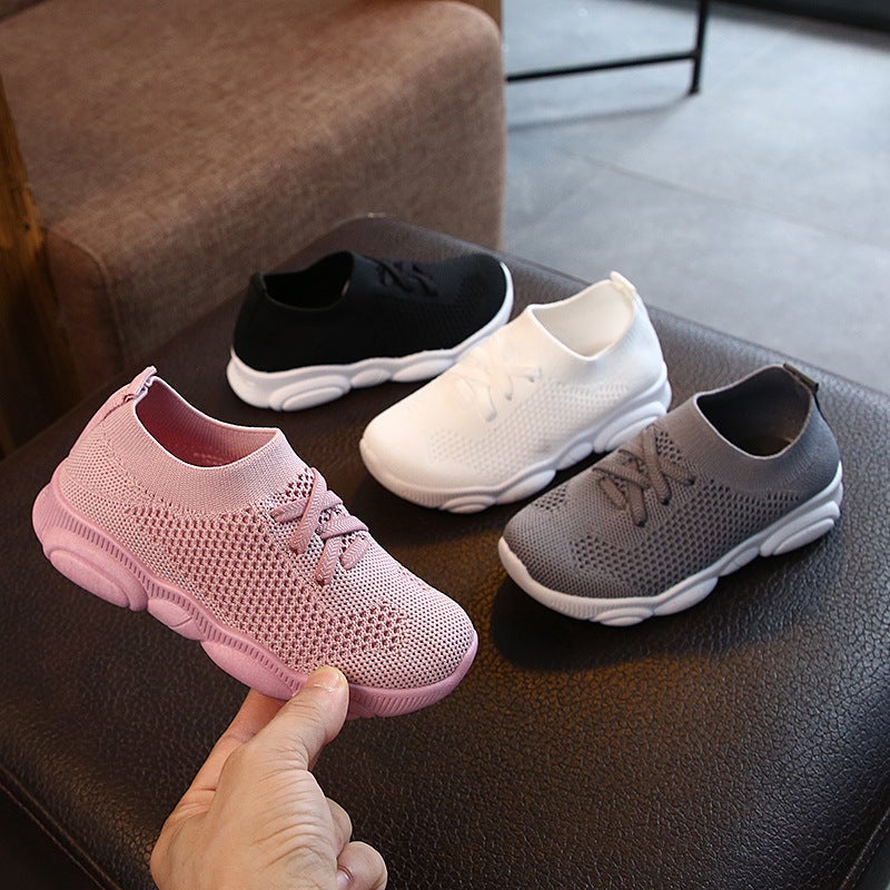 Mesh Sneakers Lightweight Flexible Sole Walking Shoes For Kids Indoor And Outdoor Activities - Image 2