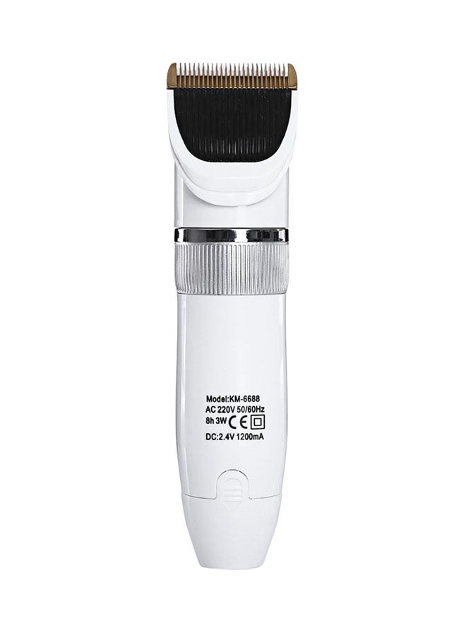 Kemei Electric Hair Clipper Trimmer 6688 White - Image 3