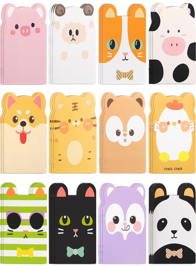 Yexiya 36 Packs Mini Notebooks for Kids Small Cute Notebooks Bulk Cartoon Cat Panda Themed Party Favors for Christmas Classroom Prizes Gift(Cute Styles) - Image 1