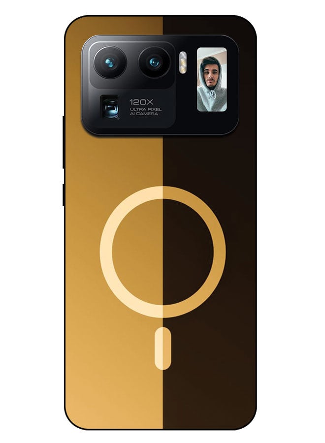EYE CATCH Printed Protective Case Cover For Xiaomi Mi 11 Ultra -  Brown Pattern