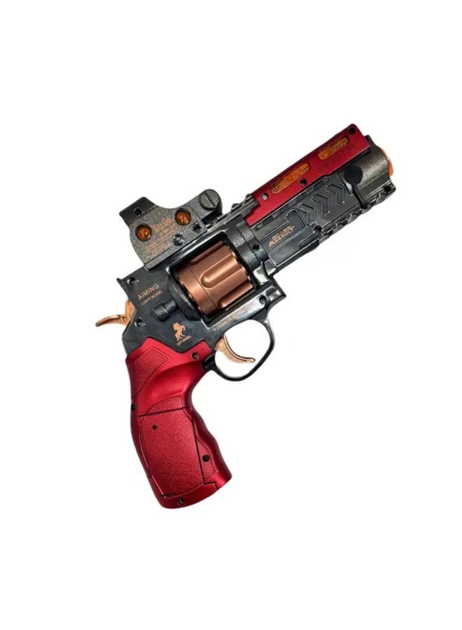 مسدس ألعاب للأطفال بإضاءة LED ومؤثرات صوتية مع دخان – مسدس ليزر إلكتروني بتصميم مستقبلي - Image 5