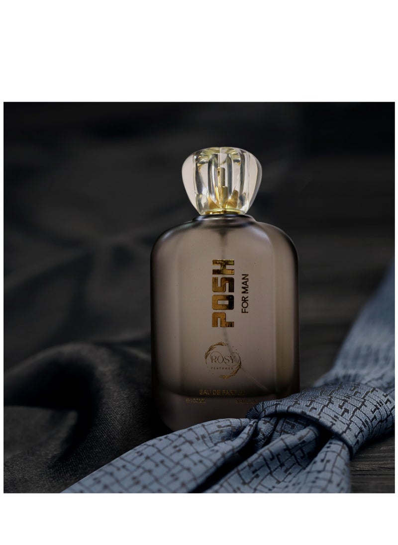 ROSY PERFUMES POSH Perfume for Men - 100ML | 24-Hour Long-Lasting Fragrance | Premium Men's Cologne  - Image 4