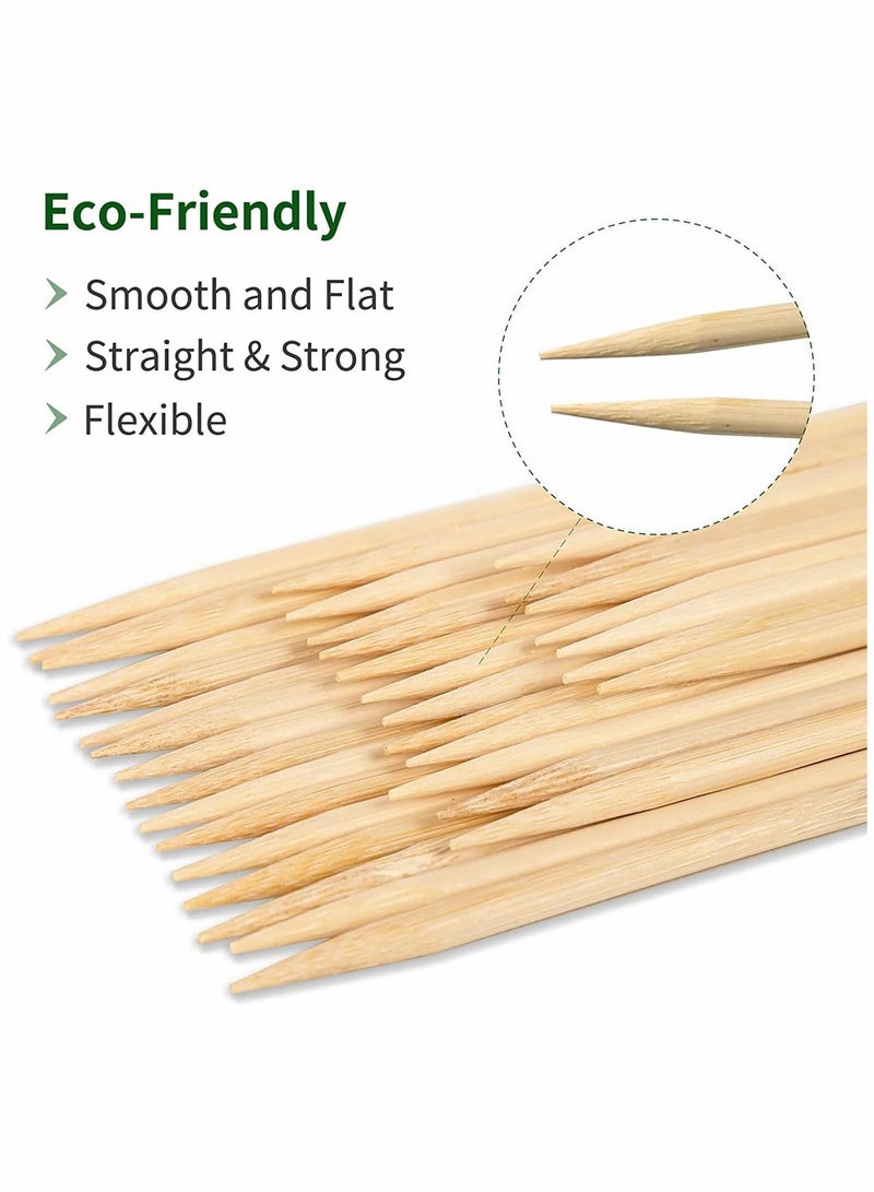 واي آند دي KASTWAVE Bamboo Plant Stakes,100 Pack 40cm Sticks Support,Floral Support Wooden,Indoor Gardening Supports,Wooden Sign Posting Garden Sticks,with 9 cm Wires (200 pcs)  - Image 4