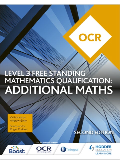 OCR Level 3 Free Standing Mathematics Qualification: Additional Maths (2nd edition)