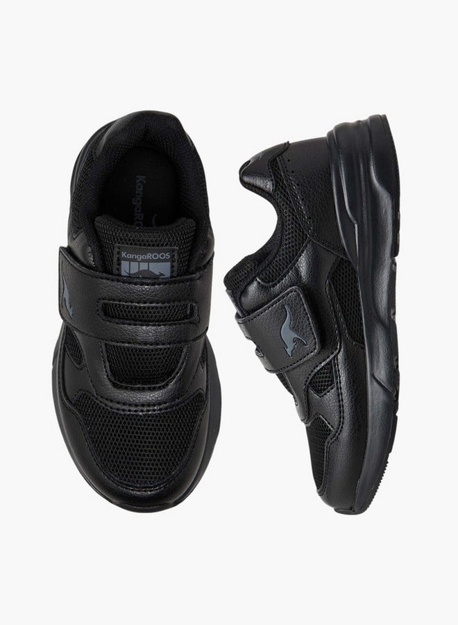 kangaROOS Girls Kids' Panelled School Shoes with Hook and Loop Closure  - Image 1