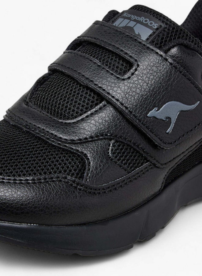 kangaROOS Girls Kids' Panelled School Shoes with Hook and Loop Closure  - Image 4
