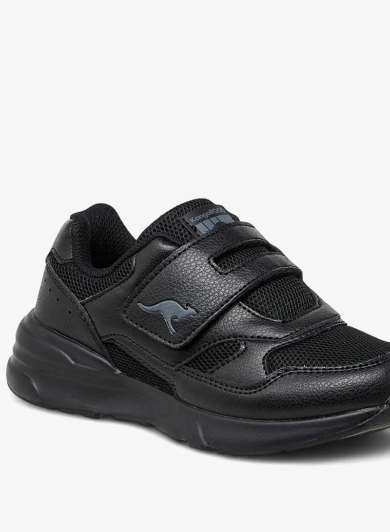 kangaROOS Girls Kids' Panelled School Shoes with Hook and Loop Closure