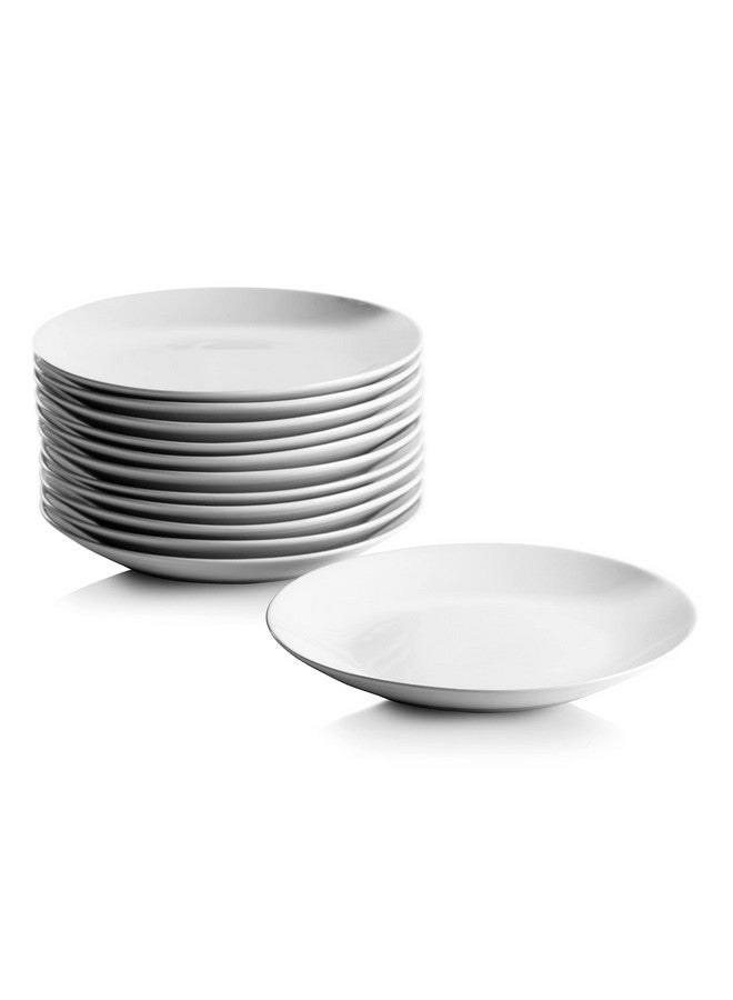 10 Strawberry Street 7.5" Catering Coupe Salad/Dessert Plate, Set of 12,White - Image 2