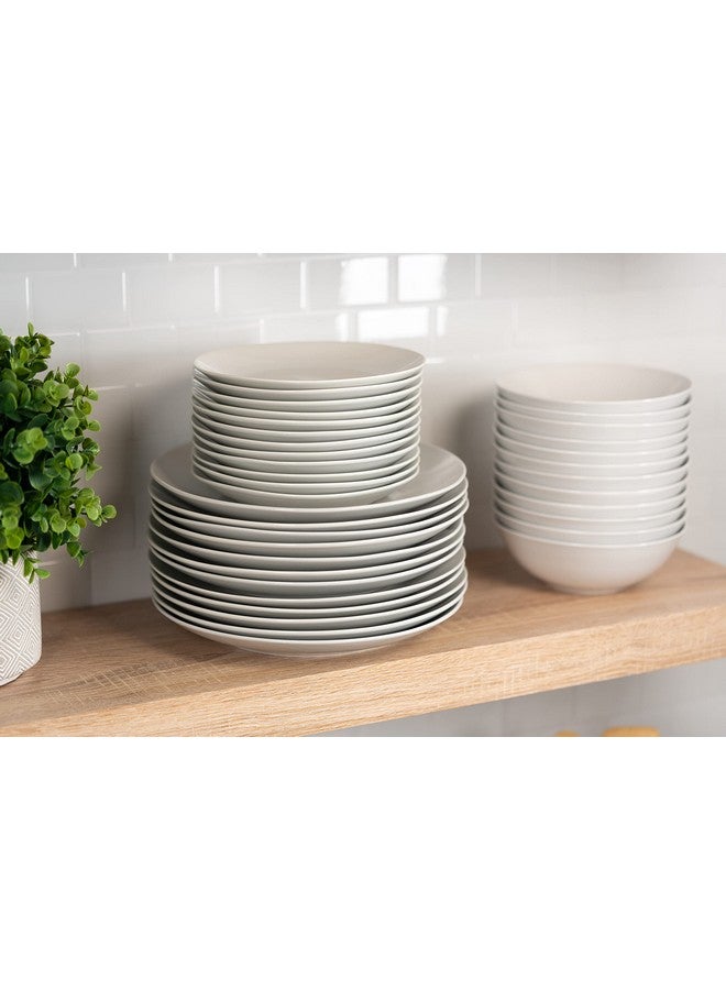 10 Strawberry Street 7.5" Catering Coupe Salad/Dessert Plate, Set of 12,White - Image 5