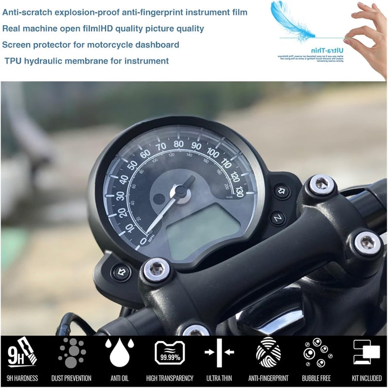 demulax Scratch Protection Film for Triumph STREET TWIN 900 - Image 2