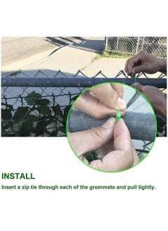 Generic FFD Artificial Fake Wall Grass Ivy Privacy Leaf Garden Fence Screening Rolls Trellis Fence Panels Hedges Fence and Faux Ivy Vine Leaf Decoration For Outdoor Garden Decor(1x6m)  - Image 5