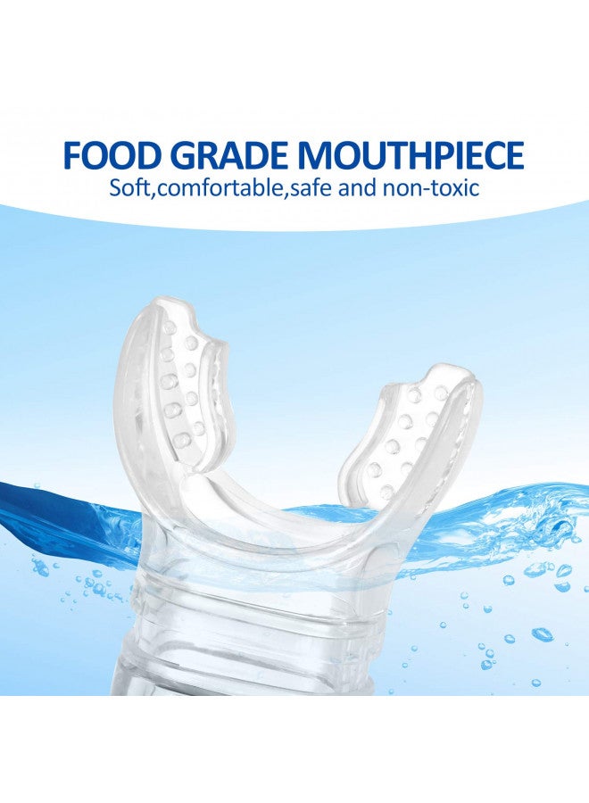 Supertrip Dry Snorkel Adult, Scuba Diving with Splash Guard and Top Valve, Freediving Snorkeling Swimming Snorkel for Adults Youth - Image 4