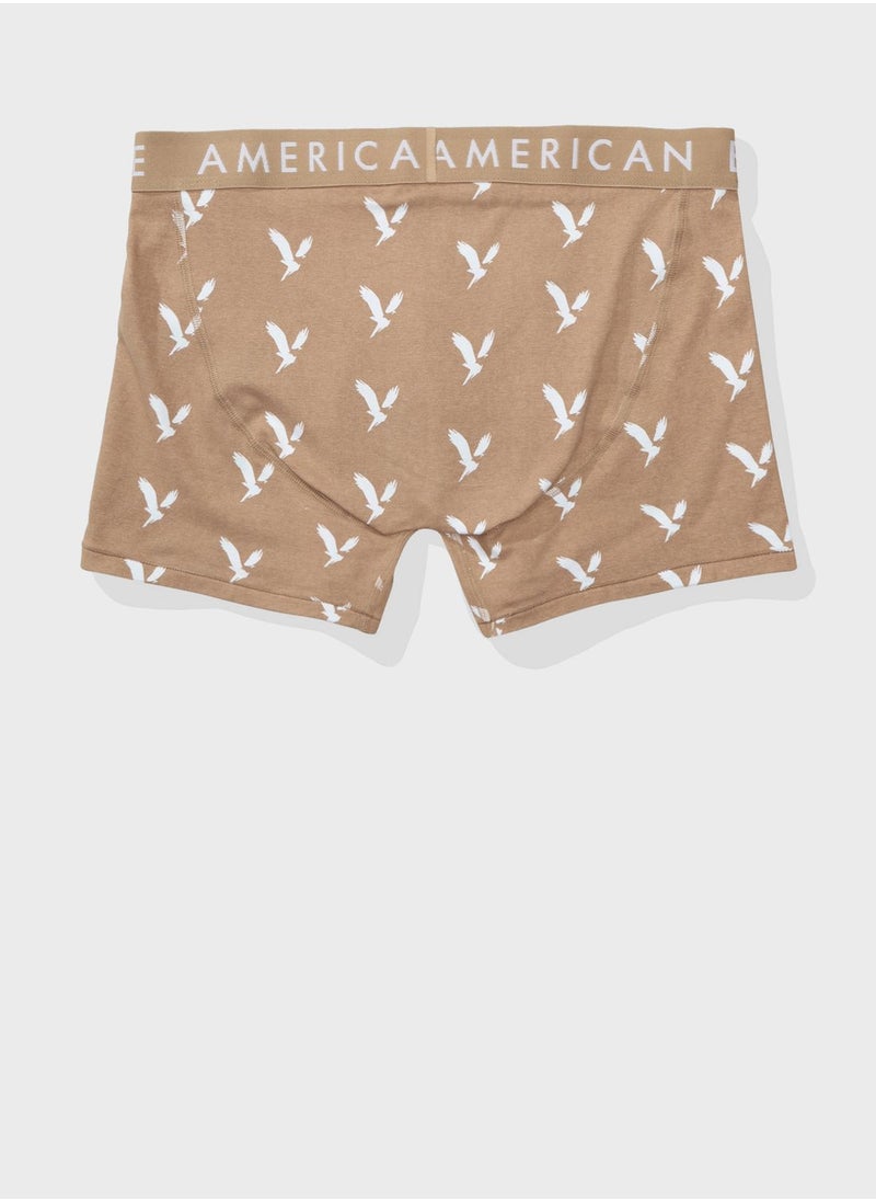 American Eagle - 3 Pack Logo Band Trunks - Image 1