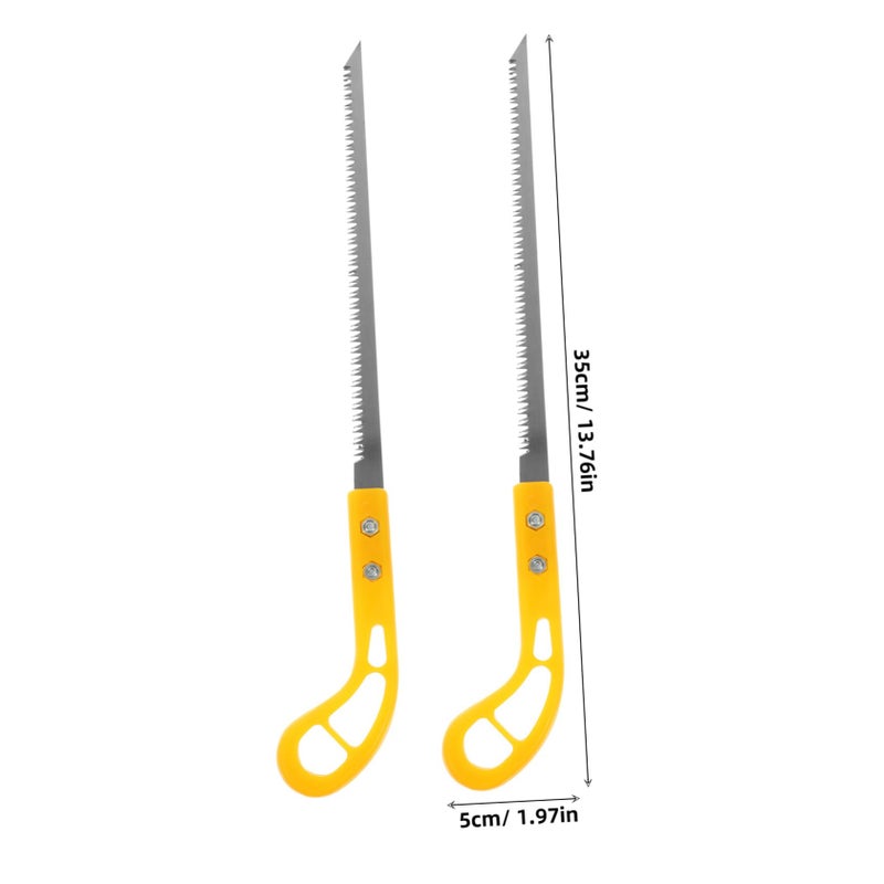 3 Pcs Mini Hand Saw Set Lightweight Woodworking Tool For Camping Gardening - Image 3