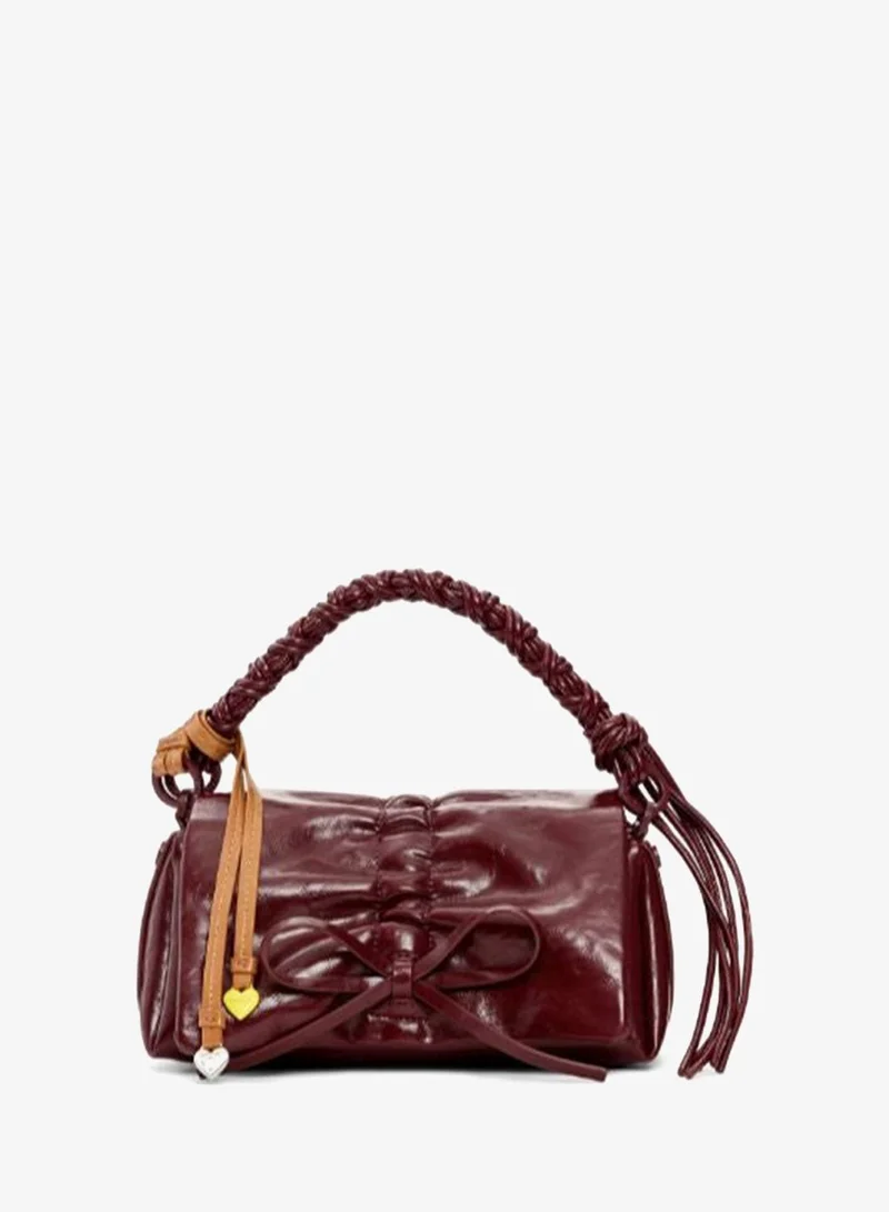 DESIGUAL Small Shiny Bow Bag