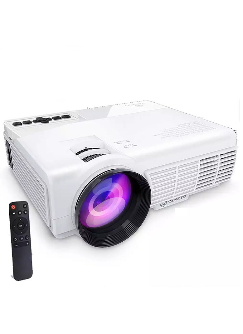 vankyo - LEISURE 3 Mini Projector, Full HD 1080P and 170'' Display, 2400 Lux Portable Movie Projector LCD TFT with 20,000 Hours Light Life, Compatible with TV Stick, PS4, HDMI, VGA, TF, AV and USB - Image 1