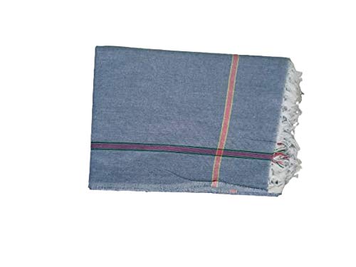 bath towels Khadi Cotton bath towels Manufactured SIRCILLA 36 * 72 inches (Pack of 3). Pure Cotton Multi Colour Towels Suitable for All Men and womenLARGE Size - Image 5