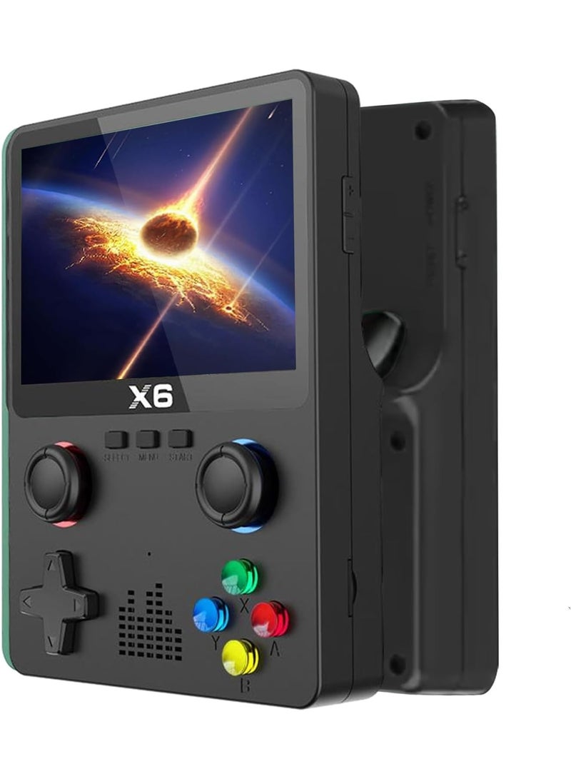 Handheld Game Console, Retro Game Console, Supports TV Output, Built-in 32GB Cassic Games (10000+), 3.5-inch OCA IPS Screen, Dual 3D Joystick, 11 Emulators (Black)  - Image 5