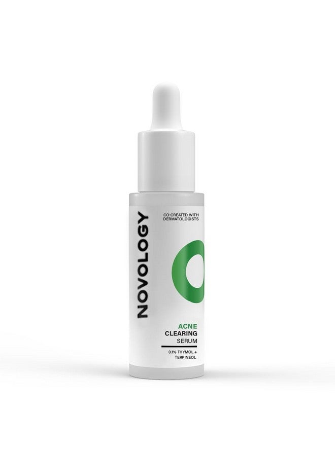 Generic Novology Acne Clearing Serum with Thymol and Terpineol | Face Serum For Acne, Whiteheads, Blackheads | Non-sticky, Non-Irritating, Non-Comedogenic| For Oily, Acne Prone Skin | 28 ML  - Image 1
