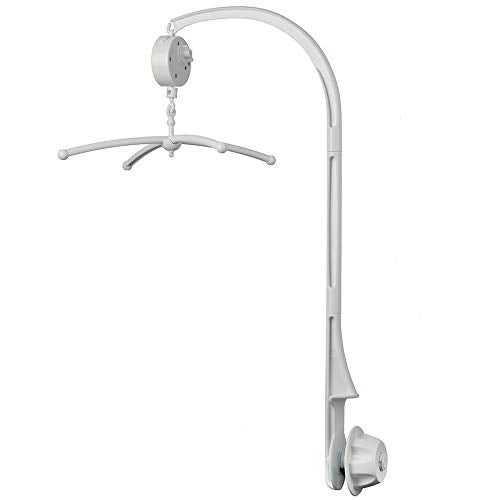 AFUNTA 26 Inch Baby Mobile for Crib, Adjustable Screw Crib Mobile Arm with Music Box Holder, Crib Mobile for Baby Girl Nursery Decor - Image 1