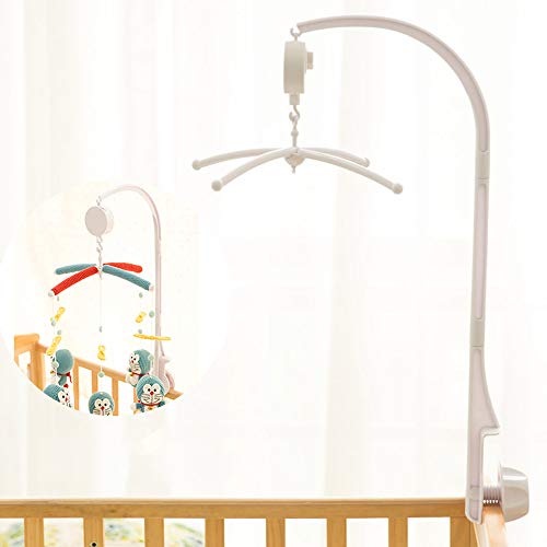AFUNTA 26 Inch Baby Mobile for Crib, Adjustable Screw Crib Mobile Arm with Music Box Holder, Crib Mobile for Baby Girl Nursery Decor - Image 5