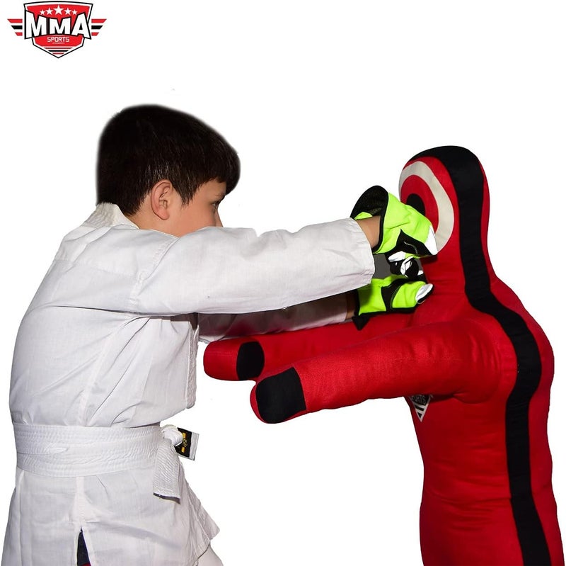 MMA Children Mixed Martial Arts Judo Training Kick Boxing Dummies Youth Exercise Throwing Buddy Ground Pound Dummy Fitness - 40 INCHES-UNFILLED - Image 5