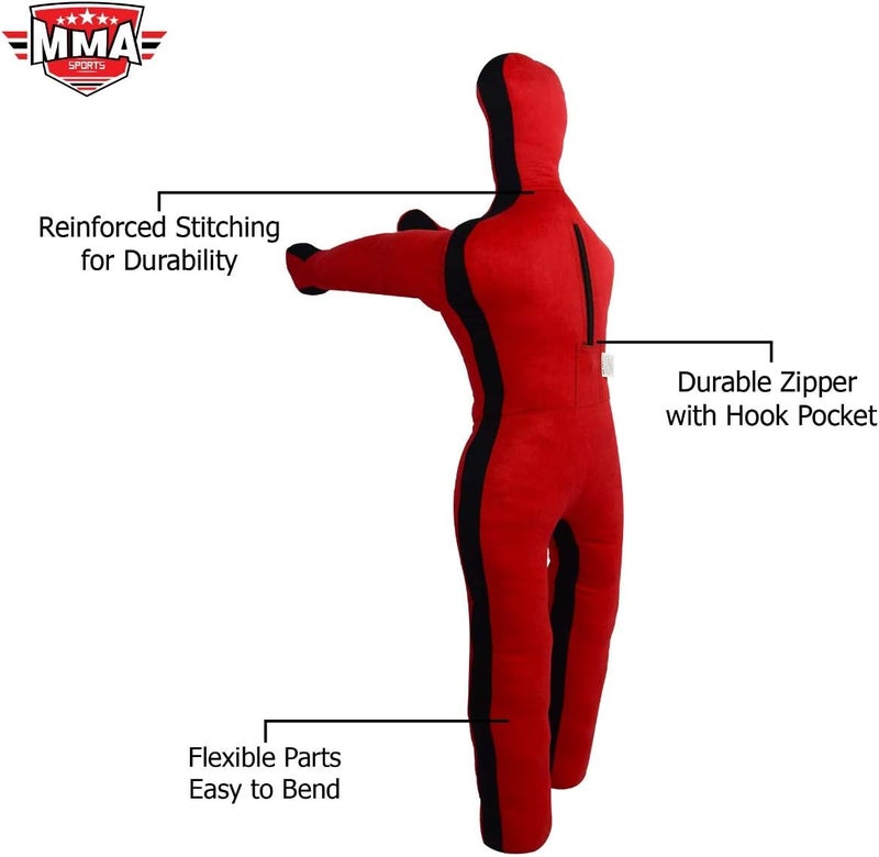 MMA Children Mixed Martial Arts Judo Training Kick Boxing Dummies Youth Exercise Throwing Buddy Ground Pound Dummy Fitness - 40 INCHES-UNFILLED - Image 4