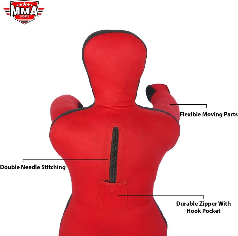 MMA Children Mixed Martial Arts Judo Training Kick Boxing Dummies Youth Exercise Throwing Buddy Ground Pound Dummy Fitness - 40 INCHES-UNFILLED - Image 1