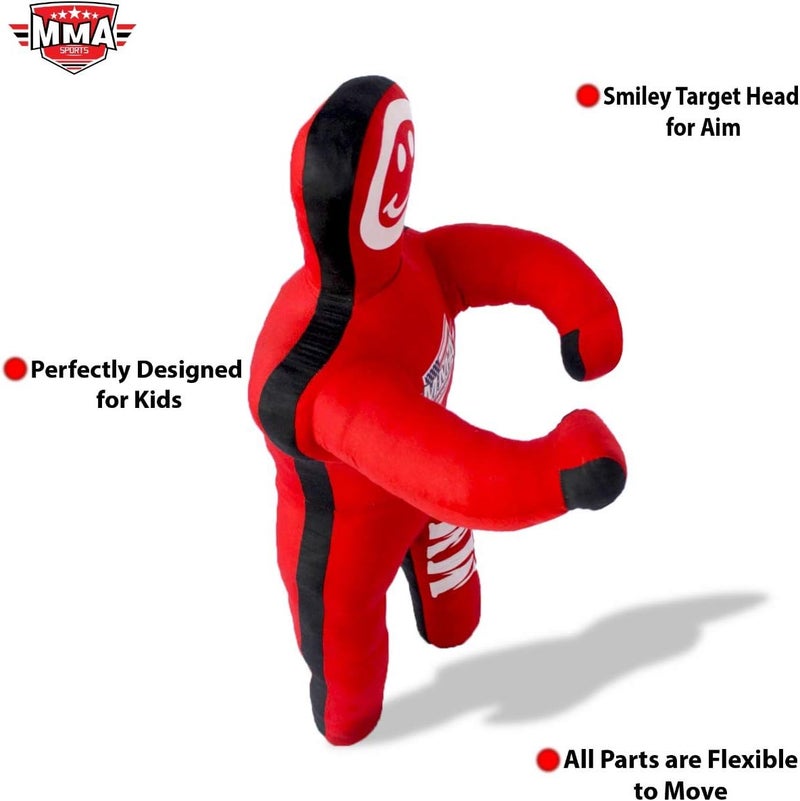 MMA Children Mixed Martial Arts Judo Training Kick Boxing Dummies Youth Exercise Throwing Buddy Ground Pound Dummy Fitness - 40 INCHES-UNFILLED - Image 2