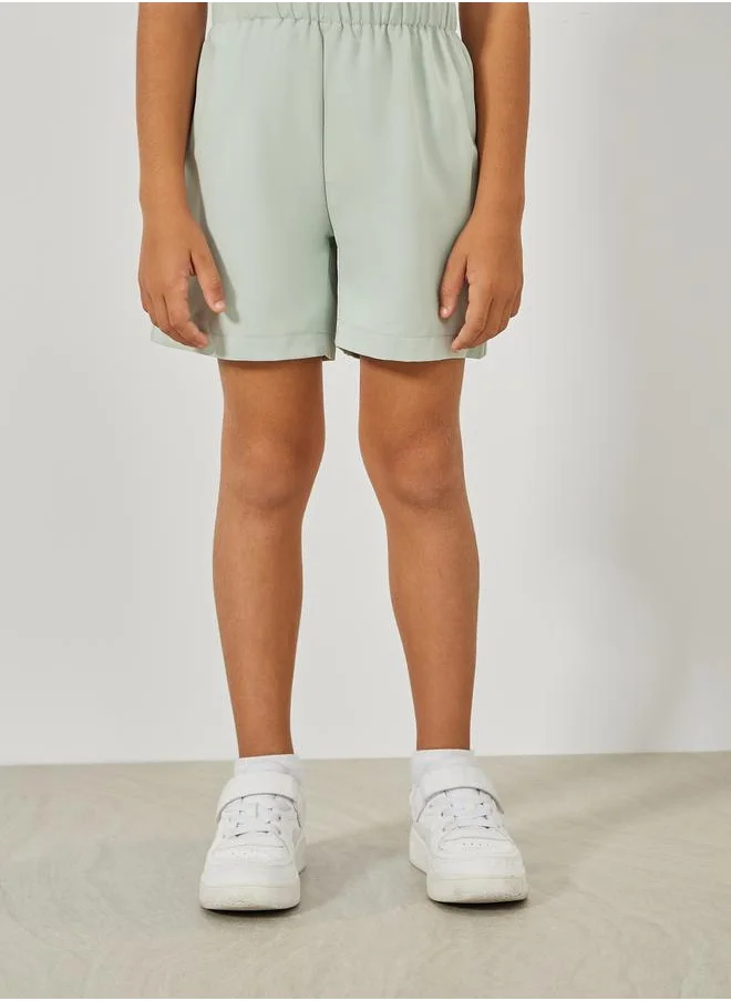 ستايلي Energy Graphic Print T-Shirt & Shorts Set