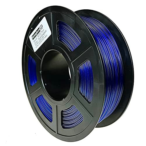 Stronghero3D خيوط طابعة ثلاثية الأبعاد Stronghero3D PETG 1.75 مم، ألوان متعددة متدرجة، لون مزدوج من الأزرق إلى الشفاف، 1 كجم (2.2 رطل) دقة +/-0.05 مم لطابعة Ender3 Cr10 - Image 2