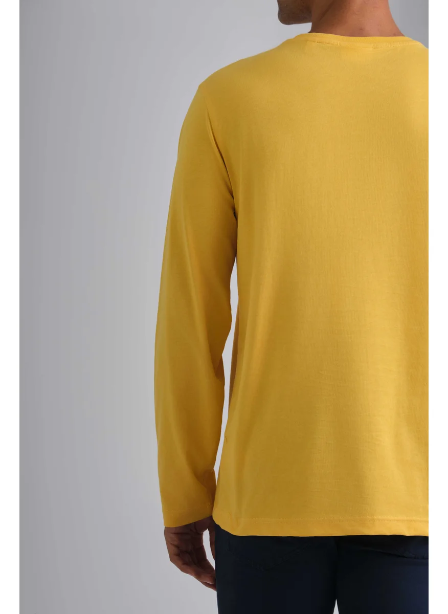 غانت Gant Regular Fit Shield Long Sleeve T-Shirt