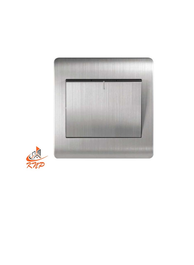 كنب 16A 1 عصابة 1  مفتاح الطريق - فضي - Image 3