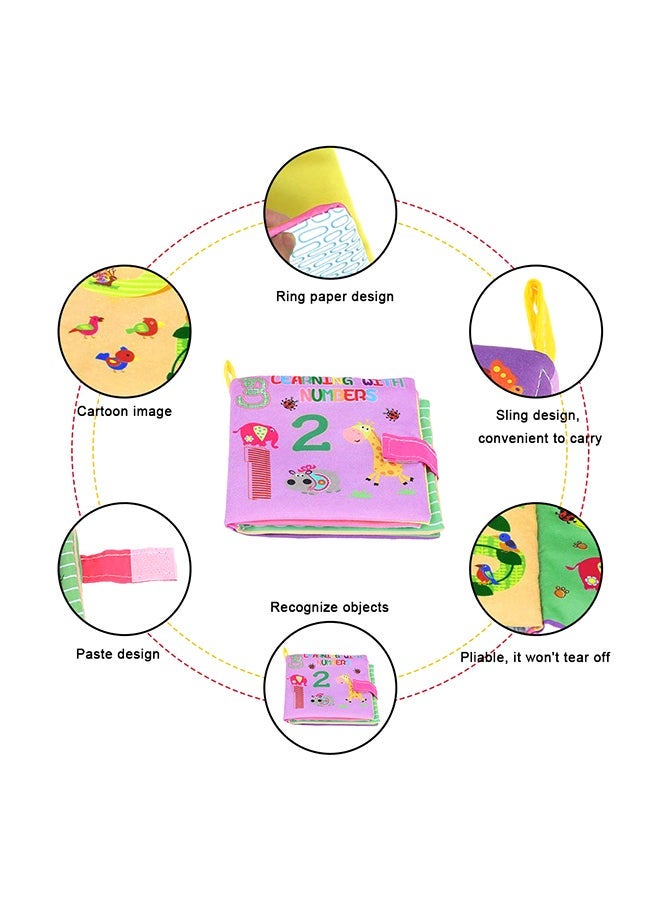 4-Piece Cloth Book Set Eco Friendly Material Special Size Designed For Kids  - Image 5