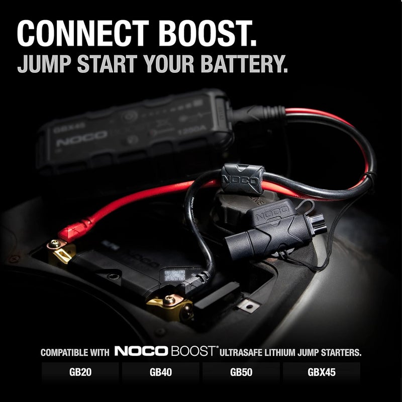 NOCO GBC007 18.5-Inch Boost X-Connect Adapter Extension Cable for GB20, GB40, GB50 and GBX45 UltraSafe Lithium Jump Starters - Image 4