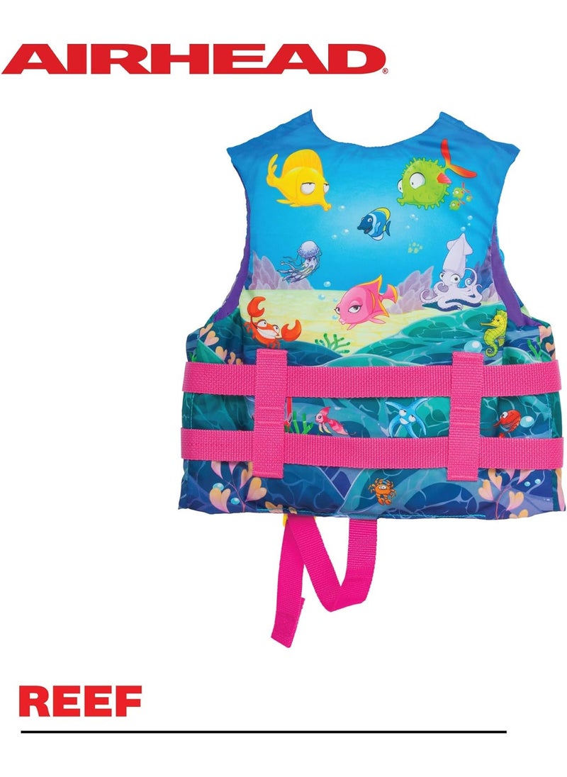 Airhead Airhead Treasure Infant and Child Life Vest USCG Approved Infant 1530lbs Child 3050lbs  - Image 3