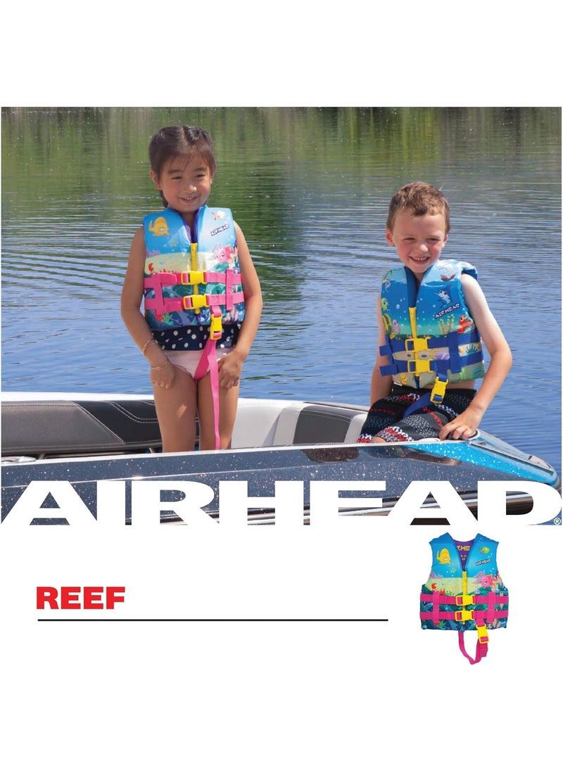 Airhead Airhead Treasure Infant and Child Life Vest USCG Approved Infant 1530lbs Child 3050lbs  - Image 4