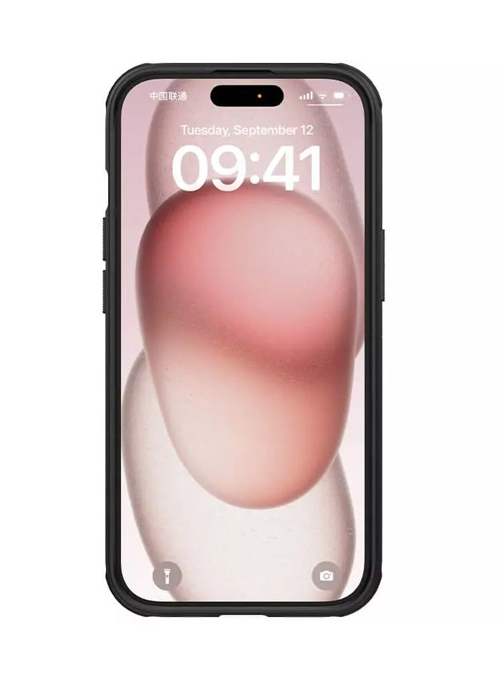 Nillkin Super Frosted Shield Pro Matte Case for Apple iPhone 15 Pro Max (6.7", 2023) – Sleek Black - Image 2