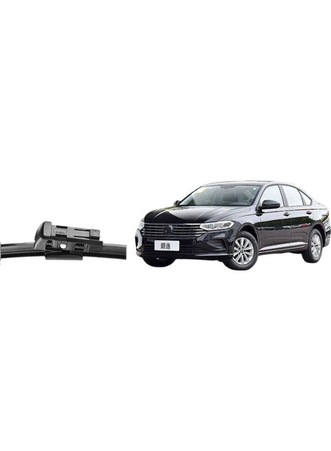Yitu Volkswagen Lavida Dedicated Frameless Wiper Blades, For New Lavida [2013-2017 Models], Original Size Car Wipers (1 Pair) - Image 1