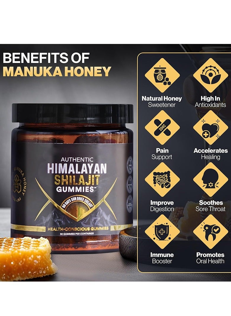AUTHENTIC Shilajit Gummies, Boost Immunity, Strength and Endurance 30 Count - Image 4