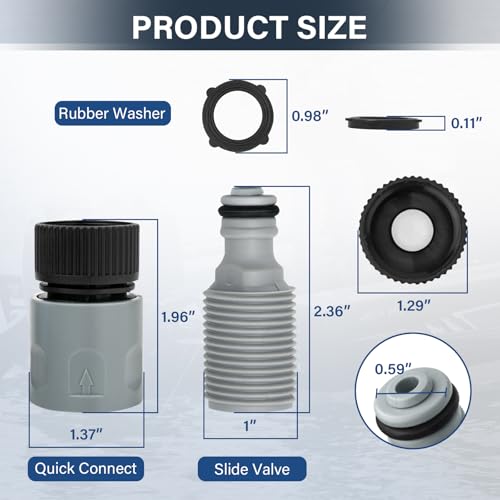 Trdzi Outboard Motor Quick Connect Flush Kit for Mercury, Mariner, Yamaha and Suzuki Outboard Engines - Marine Flush Adapter Outboard - Image 2
