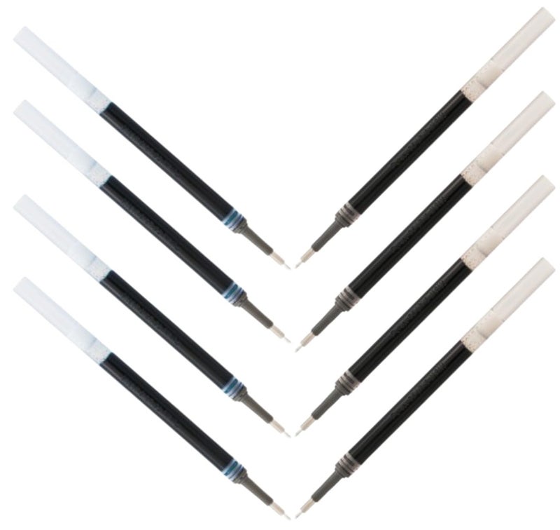 Pentel Energel Refills  Fine Point 0.5Mm  Needle Tip  Pack Of 4 Black And 4 Blue - Image 2