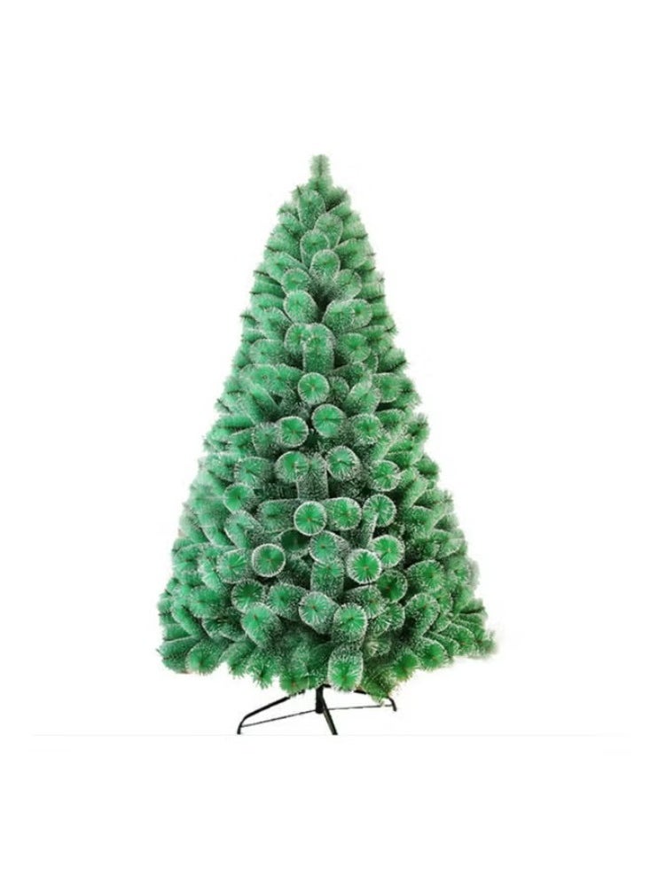 Generic - 150Cm Green Artificial Tree With Stand With Snowflakes Green - Image 1