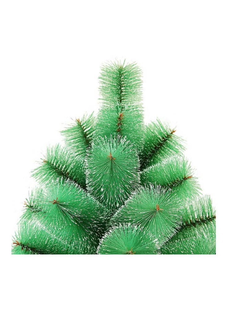 Generic - 150Cm Green Artificial Tree With Stand With Snowflakes Green - Image 1
