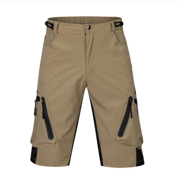 Generic Factory Direct Sports mountain bike mens shorts 2023 Summer wear-resistant quick-drying breathable outdoor cycling pants Mt011 khaki 