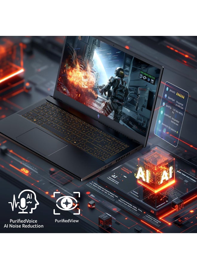 Acer Nitro V 15 ANV15-52-92DD, ( Upgraded) Intel® Core i9-13900H,16 GB, DDR4 SDRAM, 512 GB SSD,15.6"Full HD (1920 x 1080) IPS 165 Hz,NVIDIA® GeForce RTX™ 5060 with 8 GB,Windows 11 home ,English KB,Black English black - Image 5