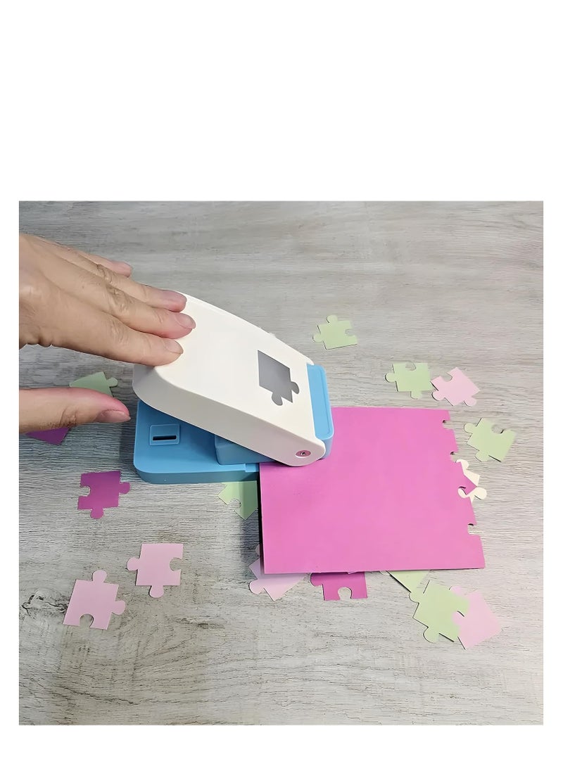 SYOSI - DIY Jigsaw Punch for Crafting, Hole Puncher for Crafts for Precise Cuts and Creative Projects, 2024 New Paper Punches for Crafting Hole Puncher for Festival Paper Greeting Card DIY Albums Photos - Image 1